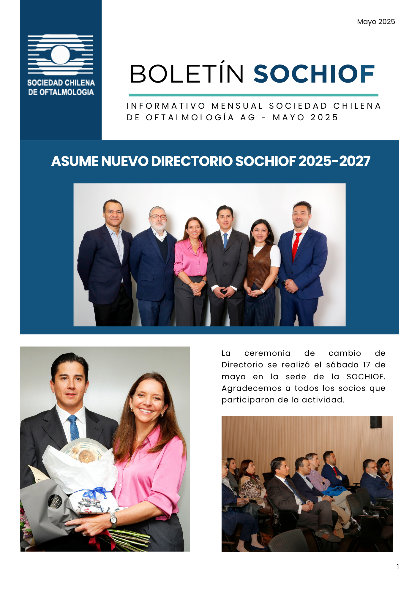 Boletín SOCHIOF mayo 2025